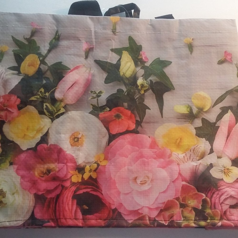 Main Street Floral Bouquet Tote Bag